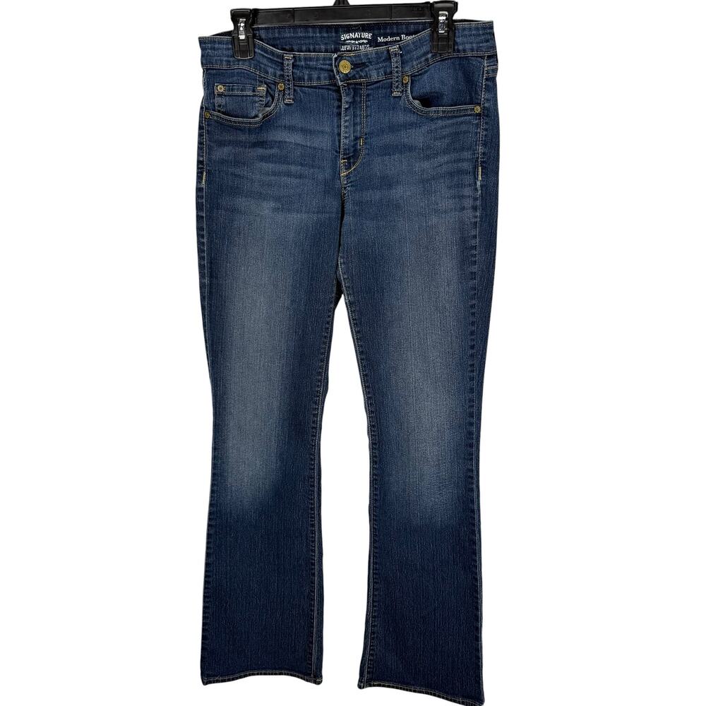 Levi Strauss Signature Modern Boot Cut Jeans Size 10 Long